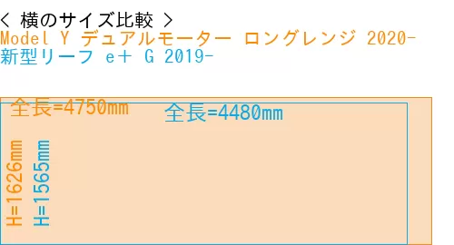 #Model Y デュアルモーター ロングレンジ 2020- + 新型リーフ e＋ G 2019-